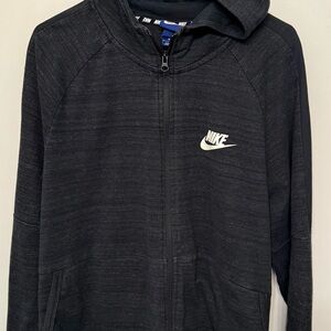 Nike Black Zip-Up Hoodie